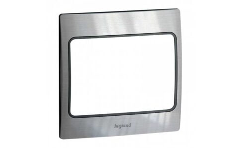 Mặt che Legrand, thép sọc Mallia | 281978