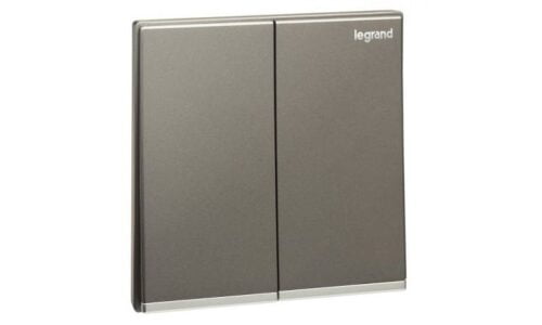 Ổ cắm Legrand, mạng đôi Cat6e màu xám đậm Galion | 282463C3