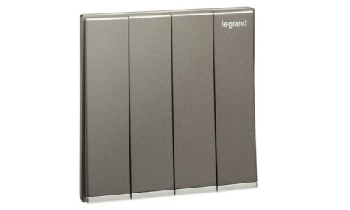 Ổ cắm Legrand, mạng đôi Cat6e màu xám đậm Galion | 282463C3