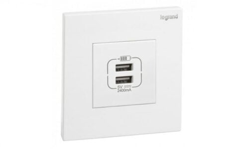 Ổ cắm Legrand, mạng đôi Cat6e màu xám đậm Galion | 282463C3 Ổ cắm Legrand, mạng đôi Cat6e màu xám đậm Galion | 282463C3