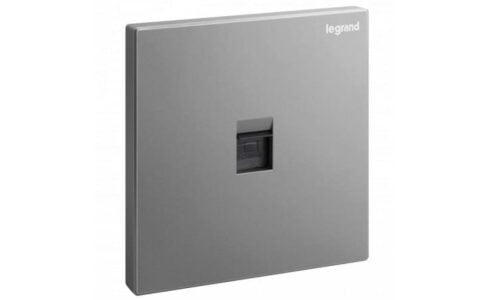 Ổ cắm Legrand, mạng đôi Cat6e màu xám đậm Galion | 282463C3 Ổ cắm Legrand, mạng đôi Cat6e màu xám đậm Galion | 282463C3