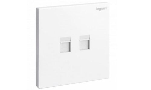 Ổ cắm Legrand, mạng đôi Cat6e màu xám đậm Galion | 282463C3 Ổ cắm Legrand, mạng đôi Cat6e màu xám đậm Galion | 282463C3