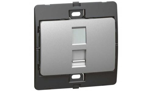 Ổ cắm Legrand, mạng màu xám bạc Mallia | 283162 Ổ cắm Legrand, mạng màu xám bạc Mallia | 283162