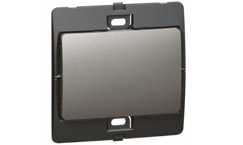 Công tắc Legrand, đơn 2 chiều màu xám đậm Mallia | 283401