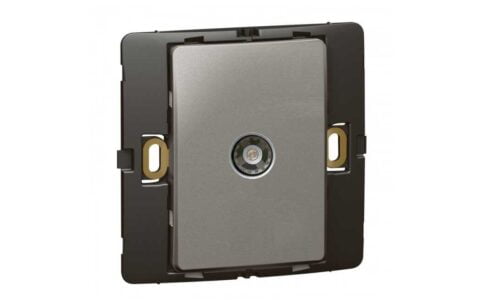Ổ cắm Legrand, tivi màu xám đậm Mallia | 283551