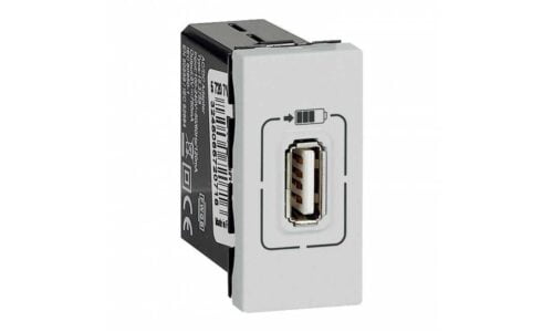 Ổ cắm Legrand, sạc Usb màu bạc Arteor | 570057