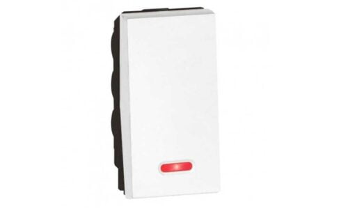 Công tắc Legrand, đơn 1 chiều màu trắng Arteor | 572004