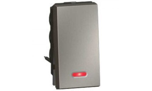 Công tắc Legrand, đơn 2 chiều màu xám Arteor | 572506