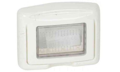 Hộp chống nước Legrand, màu ghi Plexo Ip55 | 680633