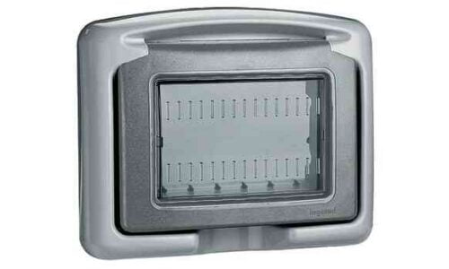 Hộp chống nước Legrand, màu ghi Plexo Ip55 | 680633
