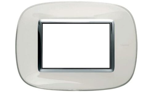 Mặt che Legrand, kim loại xám đậm Axolute Bticino | HB4803XS