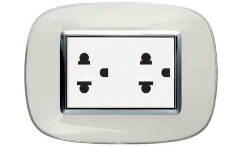 Mặt che Legrand, kim loại xám đậm Axolute Bticino | HB4803XS