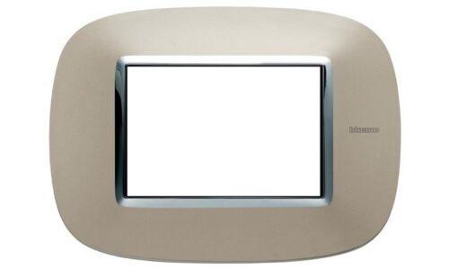 Mặt che Legrand, kim loại xám đậm Axolute Bticino | HB4803XS