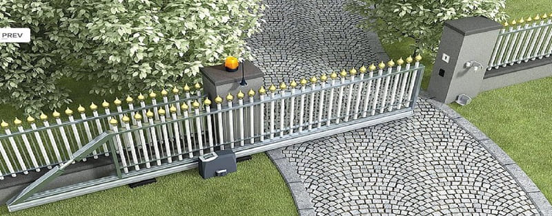 Môtơ cửa cổng lùa hiện đại và thoải mái với cuộc sống con người